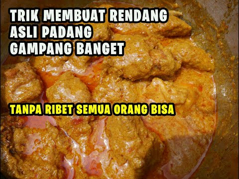 Menu Diet RESEP RENDANG GULAI DAGING AYAM PADANG MUDAH GAMPANG MENU LEBARAN IDUL FITRI / IDUL ADHA Yang Bergizi