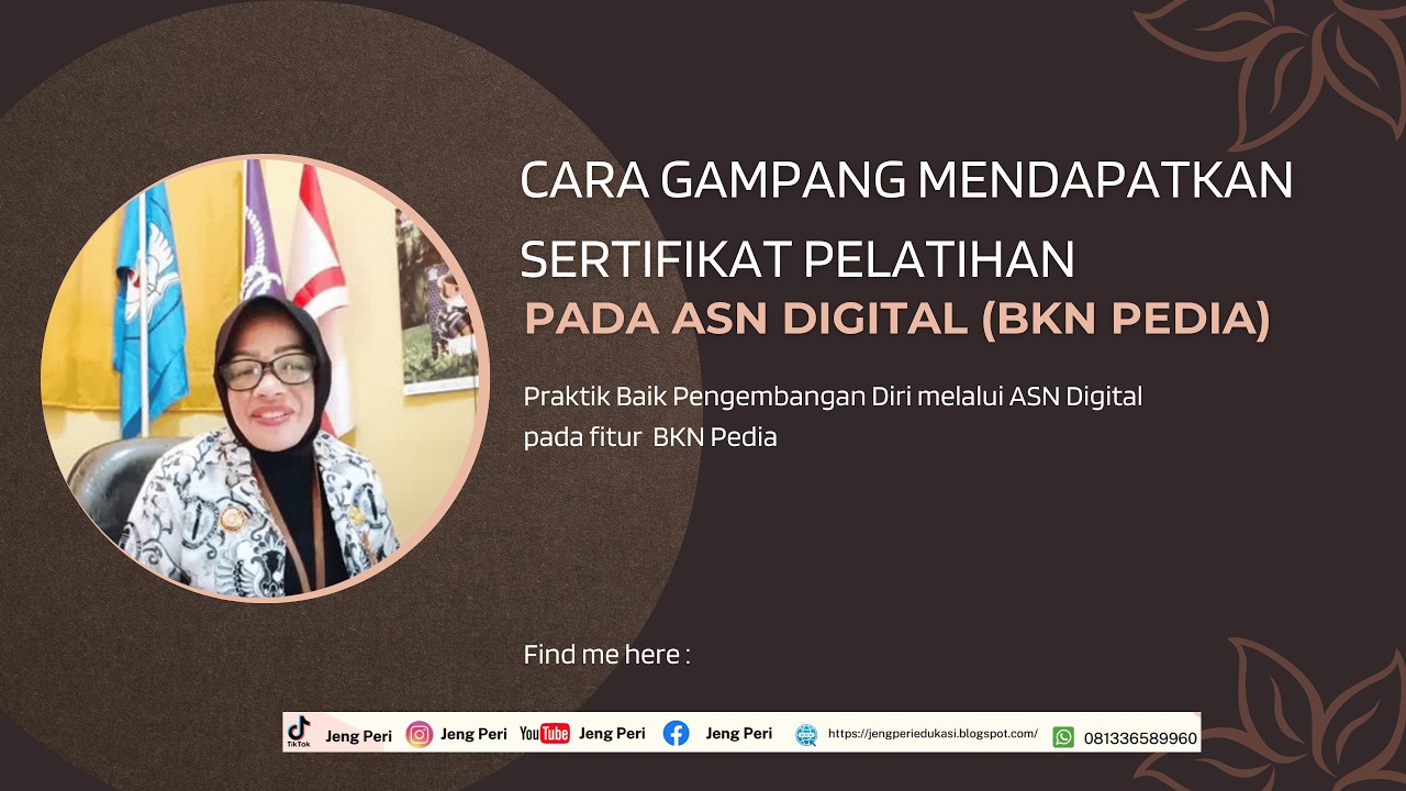 CARA GAMPANG MENDAPATKAN SERTIFIKAT PELATIHAN PADA ASN PEDIA DI ASN DIGITAL