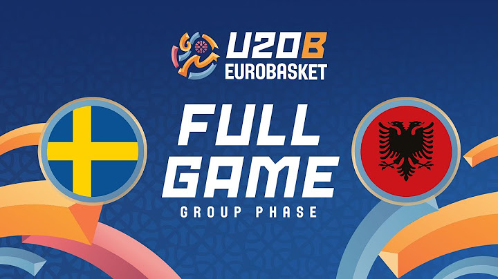 Group Phase: Sweden v Albania | Full Basketball Game | FIBA U20 EuroBasket 2025 Division B