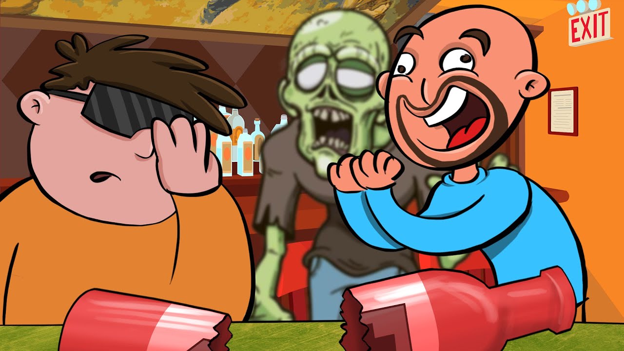 FUNNY! ZOMBIE BAR BRAWL (Call of Duty Zombies) 