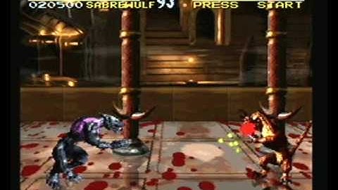 killer instinct sabrewulf snes arcade run part 1 of 2 (reupload with capture card)