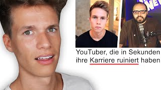 YouTuber, die in SEKUNDEN ihre Karriere RUINIERT haben