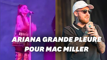 Ariana Grande fond en larmes en concert à Pittsburgh, ville natale de Mac Miller