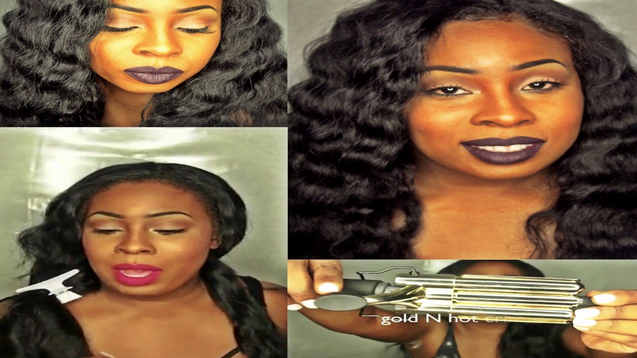 HOW TO GET CRIMPED/WAVY HAIR YouTube