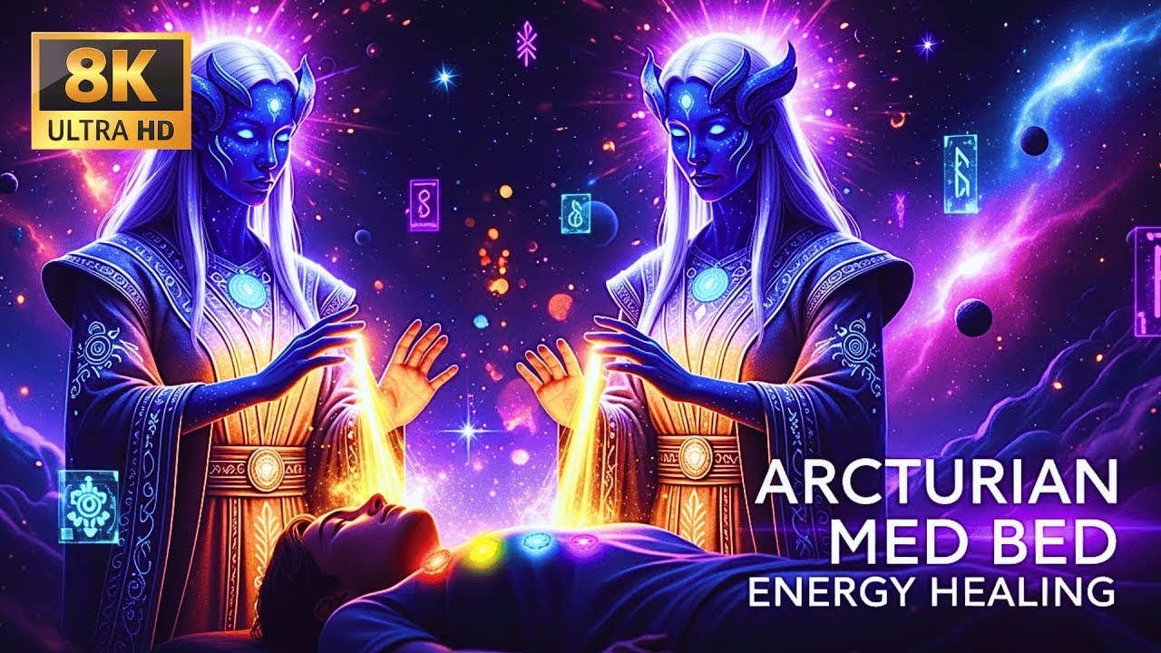 ARCTURIAN MED BED FOR ASCENSION 🛏️ 528Hz Healing Codes | Deep Transformation & Soul Evolution | Calm