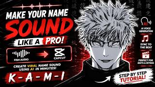 Come creare il tuo sound con nome virale con l'IA (Fish Audio + CapCut) screenshot 4