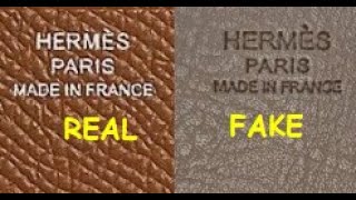 Hermes wallet real vs fake. How to spot fake Hermes Paris purses and wallets