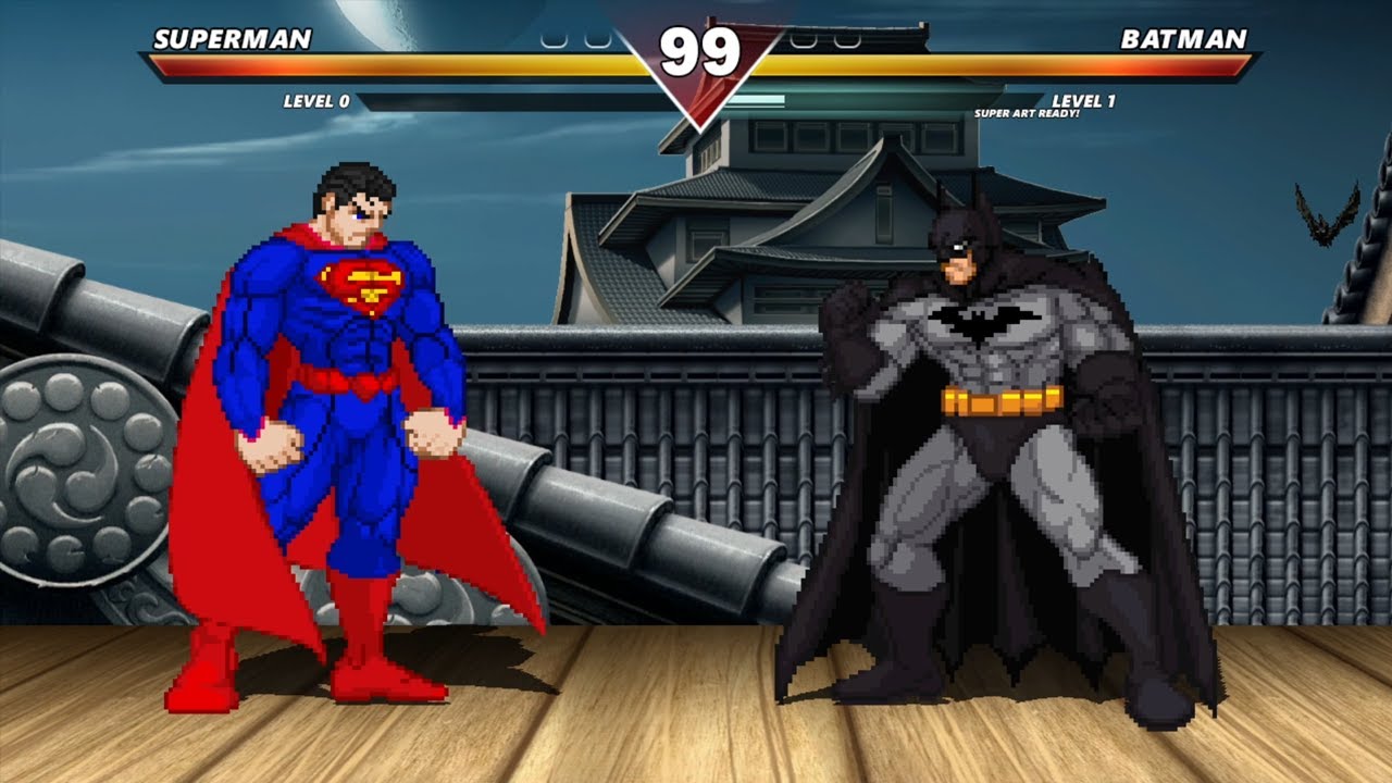 SUPERMAN vs BATMAN - HIGH LEVEL INSANE EPIC FIGHT! - YouTube