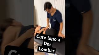 Osteopata usa técnica para dor lombar,será quiropraxia #osteopatia #quiropraxia #fisioterapia #fisio