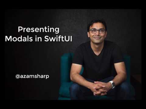 Presenting Modals in