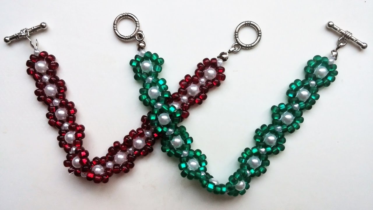 easy-beading-pattern-for-beginners-2-beaded-bracelets-1-beaded