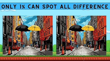Spot The Difference : Only Genius Find Differences [ Find The Difference #1]