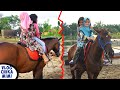 Anak Senang Bermain Naik Kuda Odong Odong Lucu   Lagu Anak Naik Kuda Delman