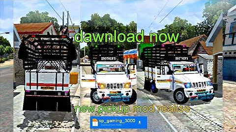 🔴pickup modified mod bussid new pickup mod realise dawnload now Link in description 🟢