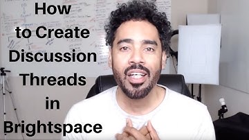 Creating Discussion Threads In Module Discussions