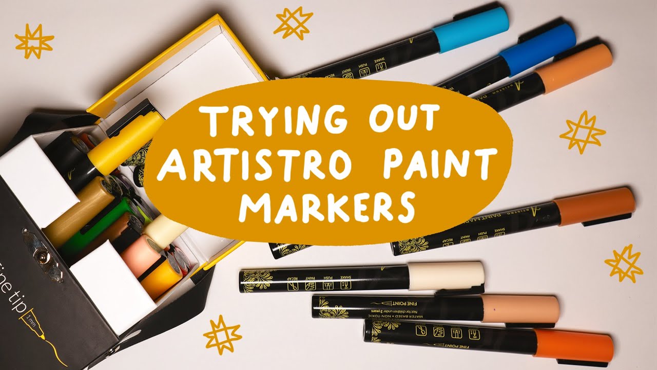 Testing Artistro Paint Pens - The Happy Ever Crafter