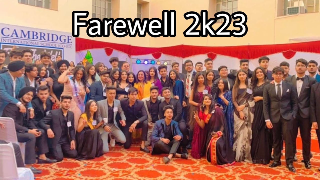 Farewell’23❤️😭|Cambridge International School|Class 12| vlog -4
