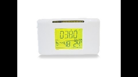 Indoor Air Quality Monitor to check temperature, humidity, CO2 meter: FORBIX SEMICON