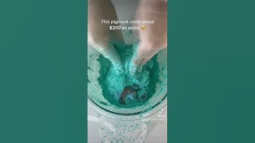 ADDING PIGMENT to SLIME...😍