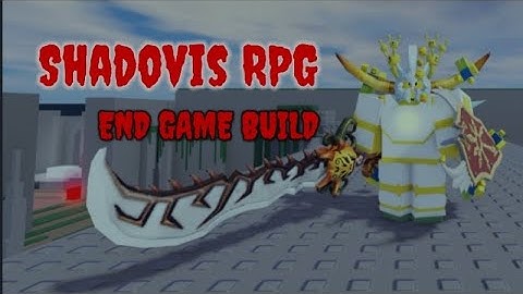 Roblox Shadovis RPG, Endgame Melee Build with Explanation