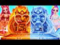 K-Pop Demon Hunters Glow Up: Hot Fire vs Cold Ice Challenge! 12 Fashion DIYs for Dolls