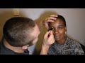 My boyfriend does my makeup | South African Interracial Couple