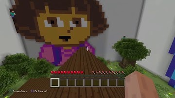 CACHE CACHE SUR MINECRAFT MAP DORA L