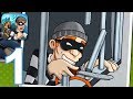 Robbery bob  gameplay walkthrough part 1  chapter 1 suburbs ios android