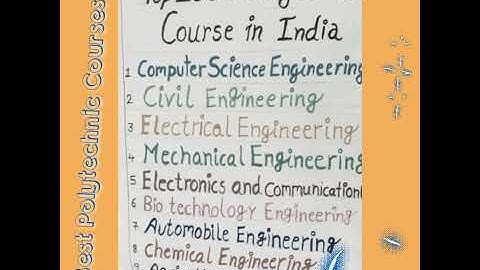 Best Polytechnic Courses#shorts