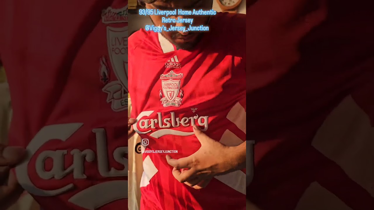 93/95 Authentic Liverpool Retro Home Jersey now available.Size: S to XL