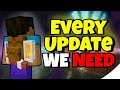 Every update we need in minecraft