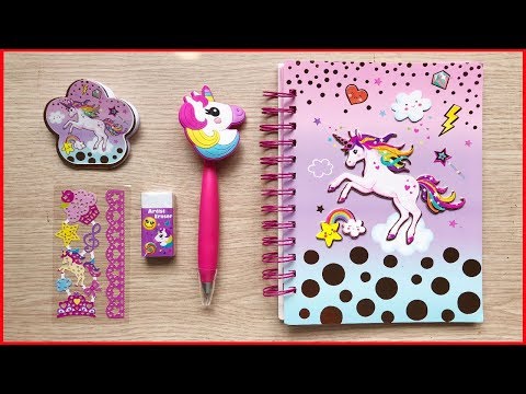 Video Đồ chơi trẻ em, Hộp dụng cụ học tập hình ngựa kỳ lân... - youtube