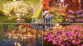 ˚‧｡⋆🌻Aesthetic Minecraft Texture Packs!🍓✩‧₊˚ -- Minecraft Resource Pack Showcase