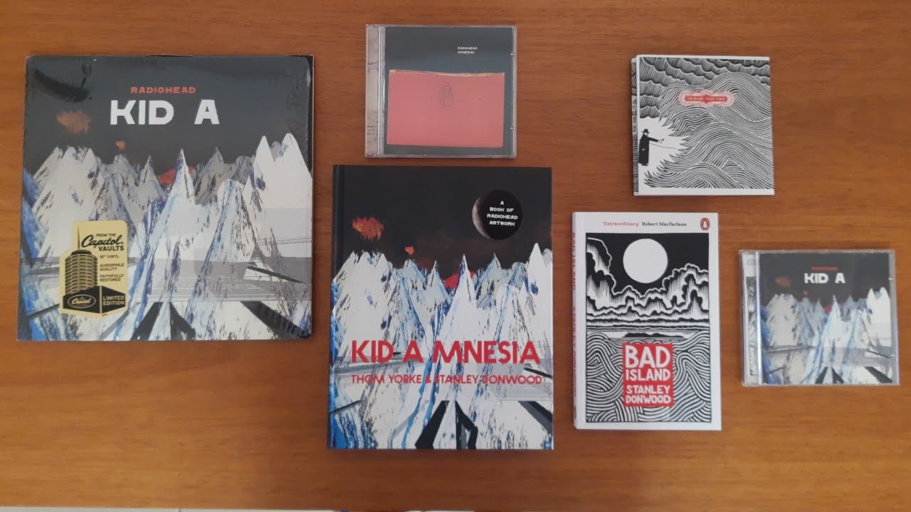 RADIOHEAD Kid A Mnesia Stanley Donwood artbook unboxing cd e LP Vinil