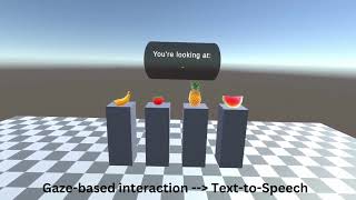 Eye tracking in VR demo