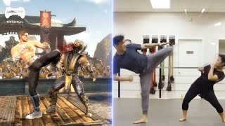 Мастера боевых искусств воссоздают удары из Mortal Kombat