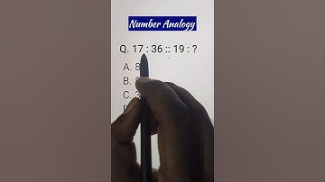 Number Analogy | Reasoning Tricks #shortsfeed #youtubeshorts #shortsvideo