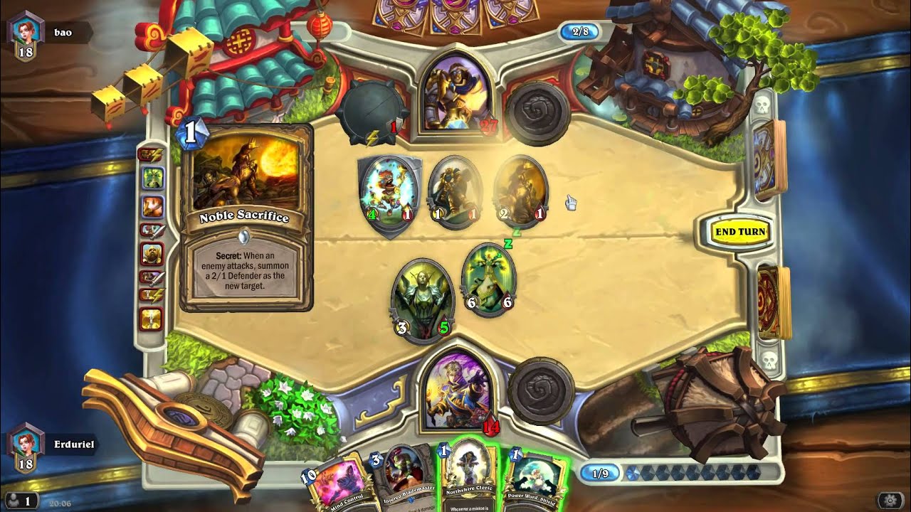 [Hearthstone] [Ranked 18 to 17] Priest vs Paladin great fight