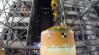 Artemis III Core Stage Processing Timelapse
