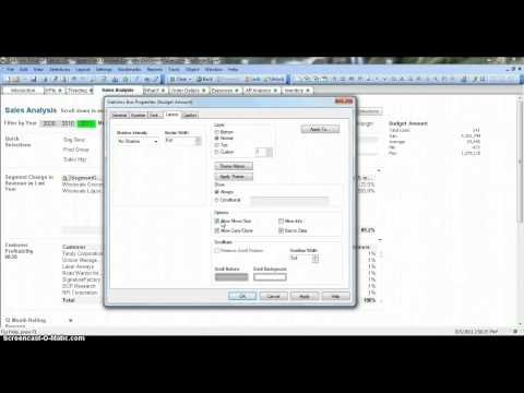 Creating and Configuring Statistics Box in QlikView