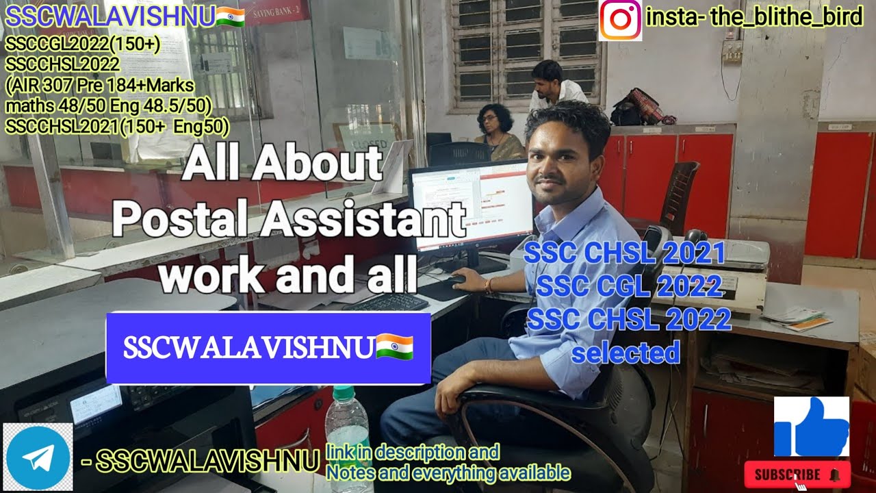 All About Postal Assistant CGL 2022 SSCWALAVISHNU What Is Postal all-about-postal-assistant-cgl-2022-sscwalavishnu-what-is-postal