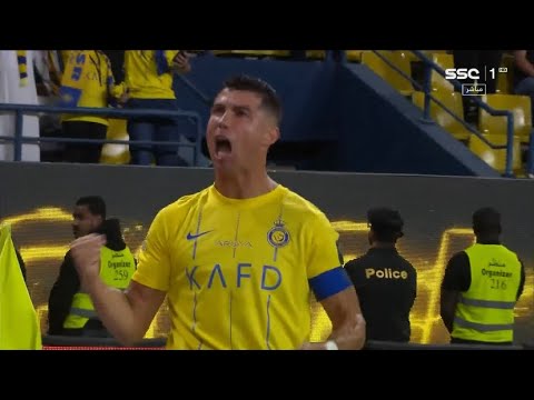 هدف كريستيانو رونالدو على الخليج النصر و الخليج نصف نهائي كأس الملك 2024