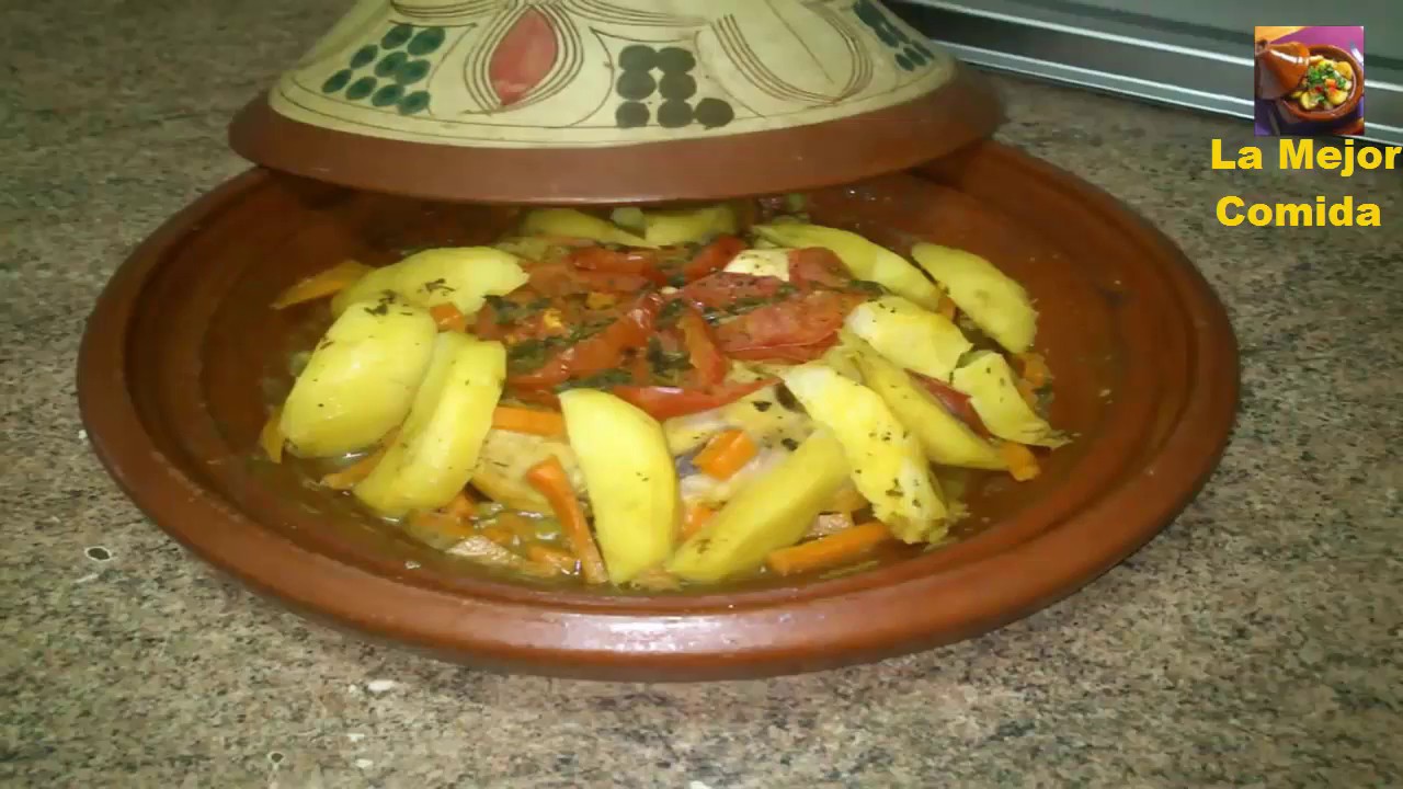 Cómo Cocinar Tajine Marroquí - Tajine De Pollo y Verdura ...