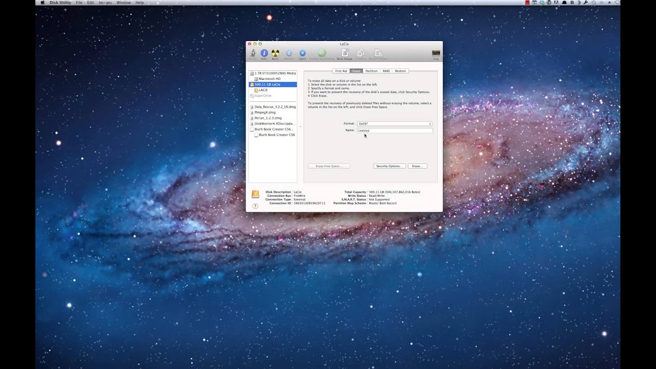 How to Format a Hard Drive for Final Cut Pro X and Windows Use YouTube