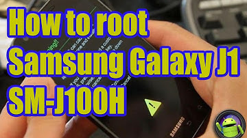 How to root Samsung Galaxy J1 (SM-J100H)