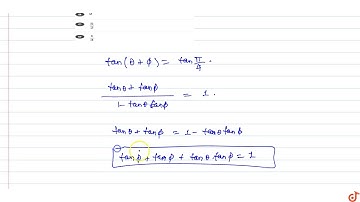 If `theta+phi=pi/4,  then (1+tantheta)(1+tanphi)` is equal to