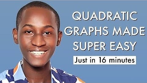 JAMB Maths Online Tutorial 2025 Likely Questions On Quadratic Graph