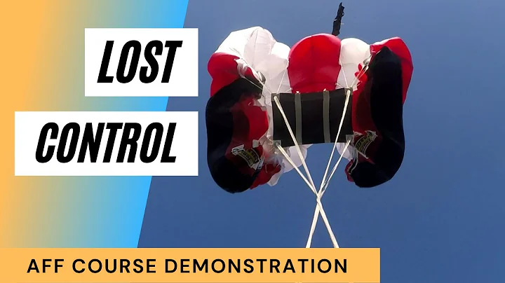Becoming a skydiver | Lost control | Line twist | Freefall course demonstration
