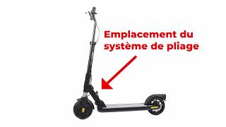 Trottinette Electrique SURPASS Pro 2 Black Edition avec frein a