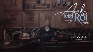 Anh Mệt Rồi - Anh Quân Idol x Khắc Anh | KARAOKE BEAT CHUẨN